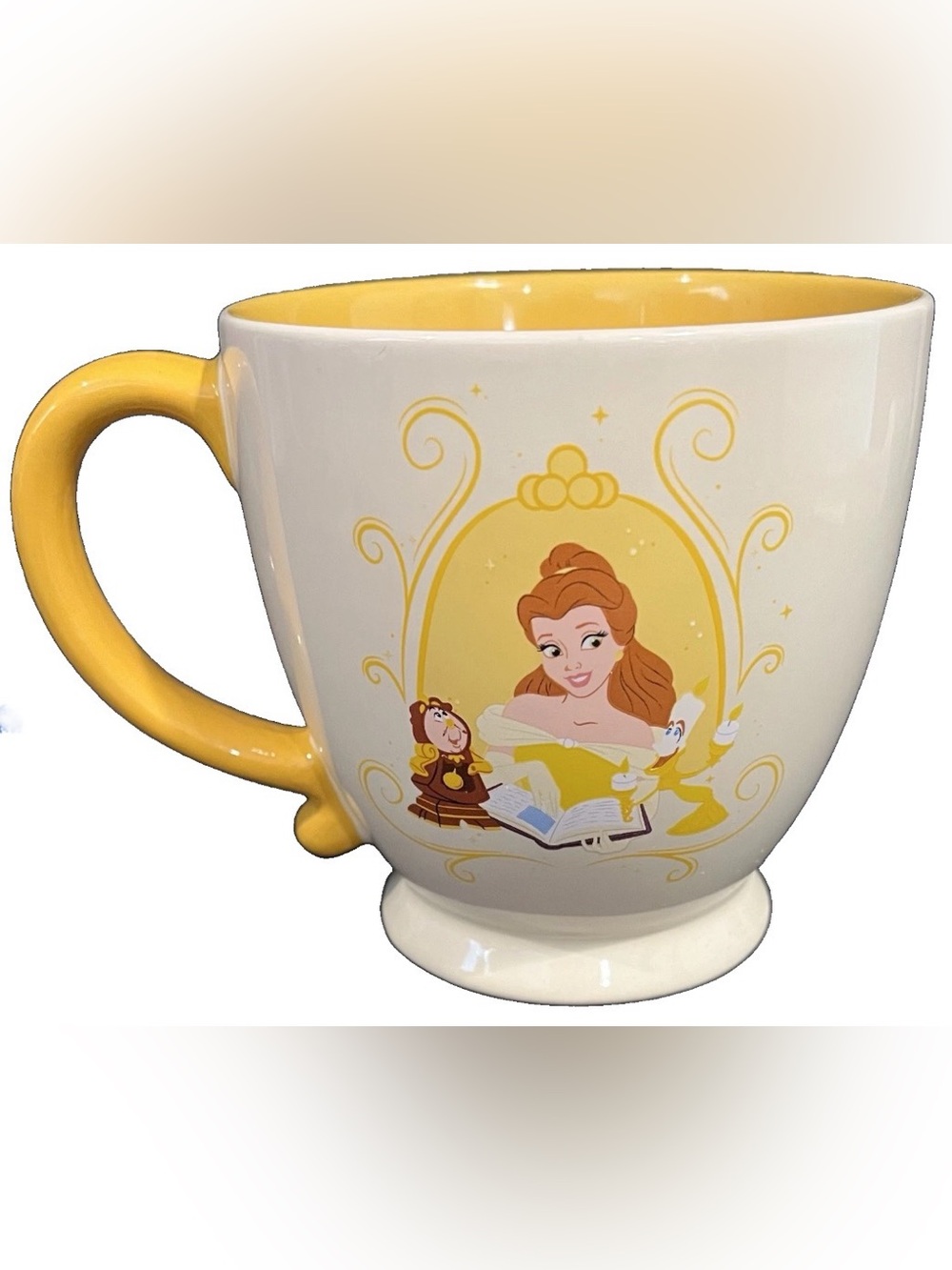 Disney Store Belle’s Public Library Princess Ceramic Mug Coffee Cup